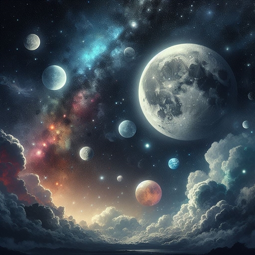 夢占いで「月がたくさん」は何を意味するの？